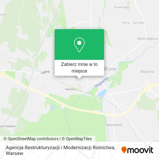 Mapa Agencja Restrukturyzacji i Modernizacji Rolnictwa