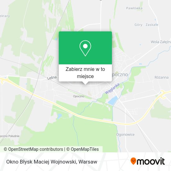 Mapa Okno Błysk Maciej Wojnowski