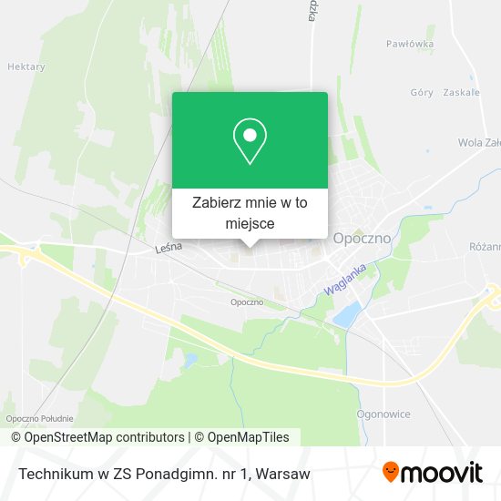 Mapa Technikum w ZS Ponadgimn. nr 1