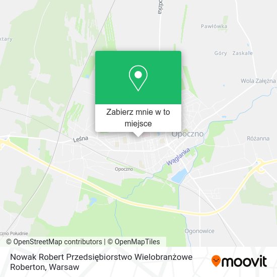 Mapa Nowak Robert Przedsiębiorstwo Wielobranżowe Roberton