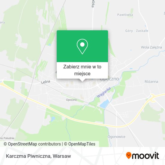 Mapa Karczma Piwniczna