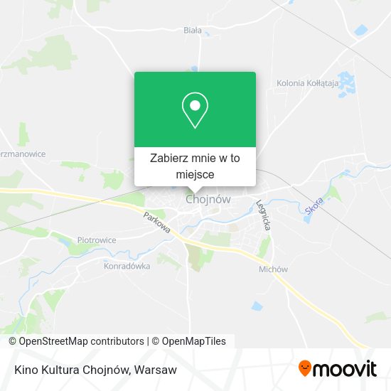 Mapa Kino Kultura Chojnów