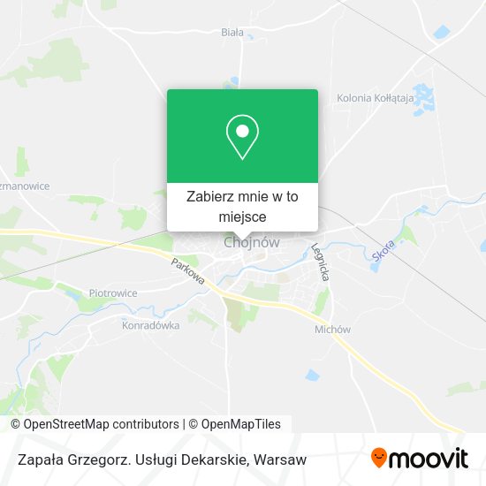 Mapa Zapała Grzegorz. Usługi Dekarskie