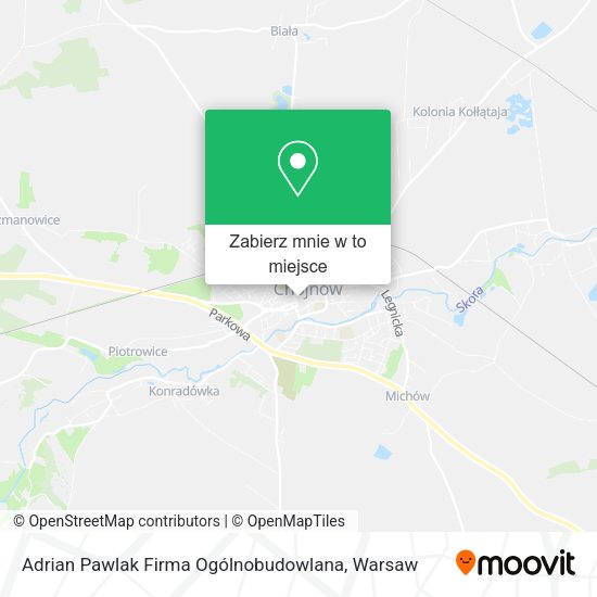 Mapa Adrian Pawlak Firma Ogólnobudowlana