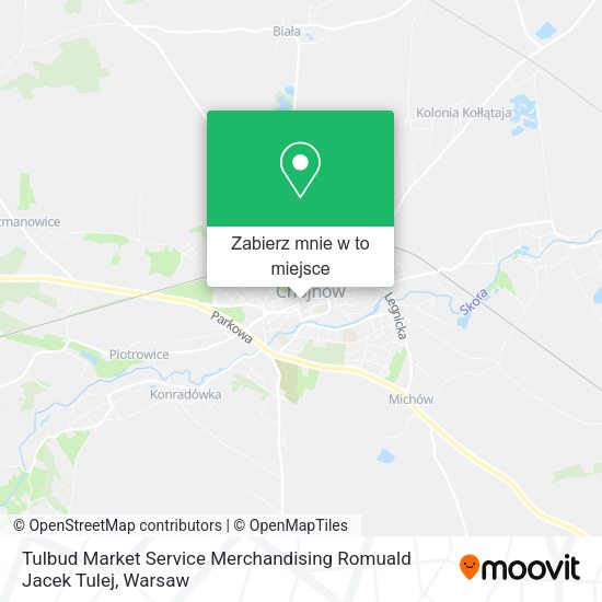 Mapa Tulbud Market Service Merchandising Romuald Jacek Tulej