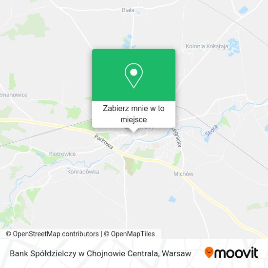 Mapa Bank Spółdzielczy w Chojnowie Centrala