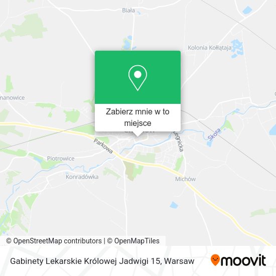 Mapa Gabinety Lekarskie Królowej Jadwigi 15