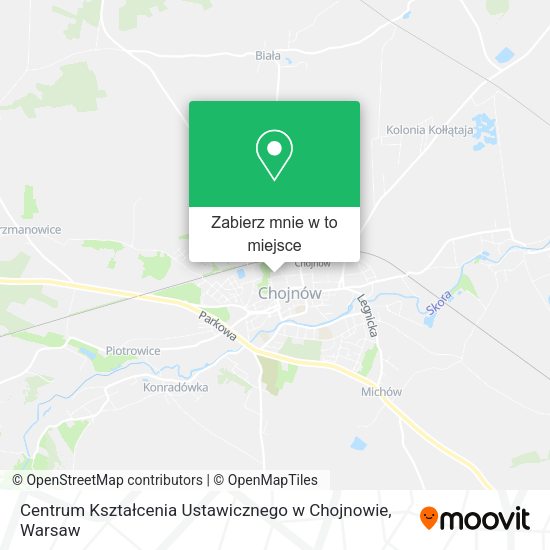 Mapa Centrum Kształcenia Ustawicznego w Chojnowie