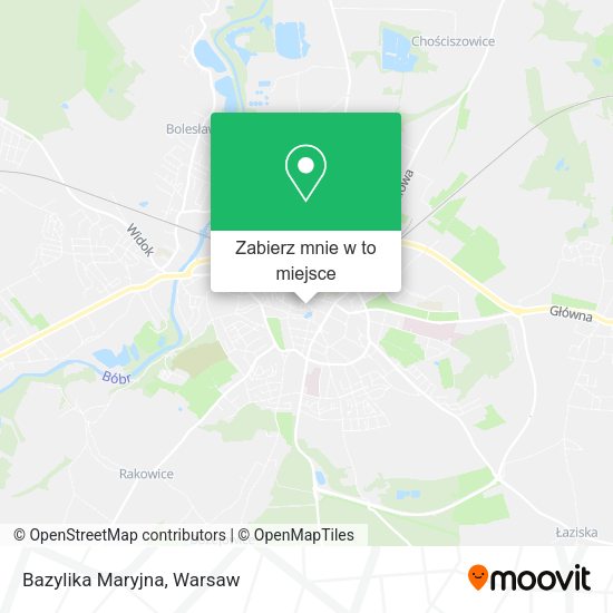 Mapa Bazylika Maryjna