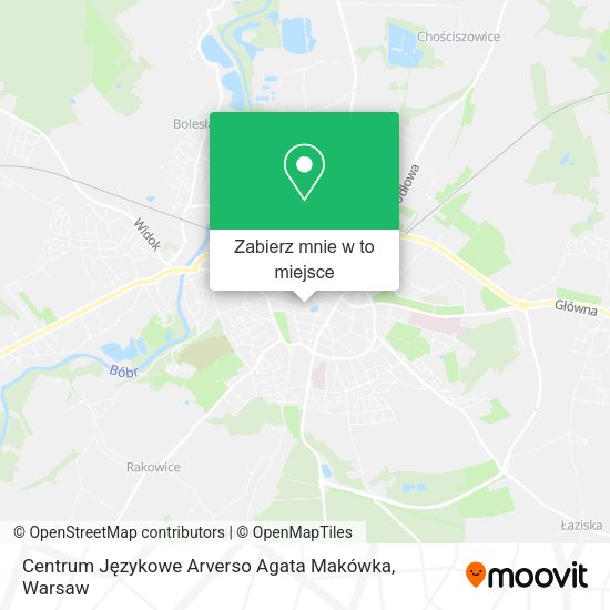 Mapa Centrum Językowe Arverso Agata Makówka