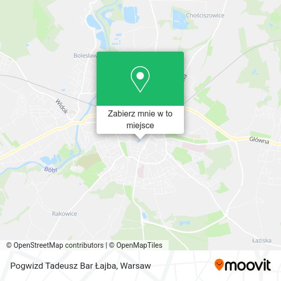 Mapa Pogwizd Tadeusz Bar Łajba