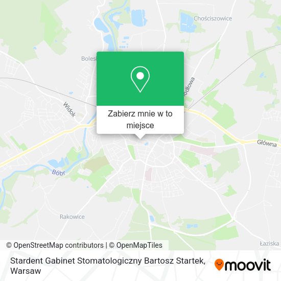 Mapa Stardent Gabinet Stomatologiczny Bartosz Startek