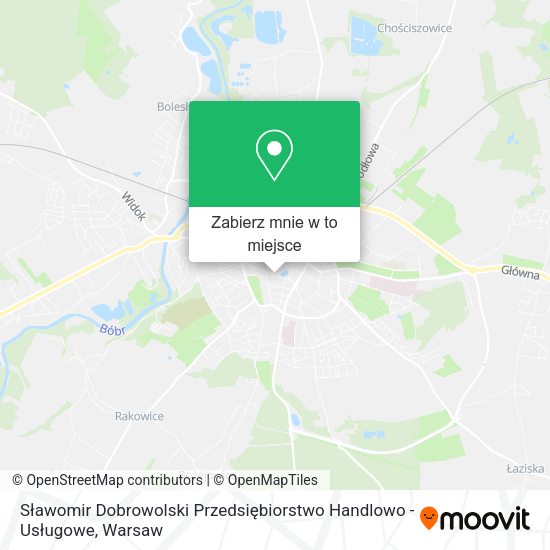 Mapa Sławomir Dobrowolski Przedsiębiorstwo Handlowo - Usługowe