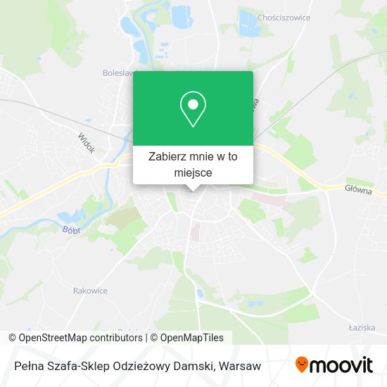 Mapa Pełna Szafa-Sklep Odzieżowy Damski