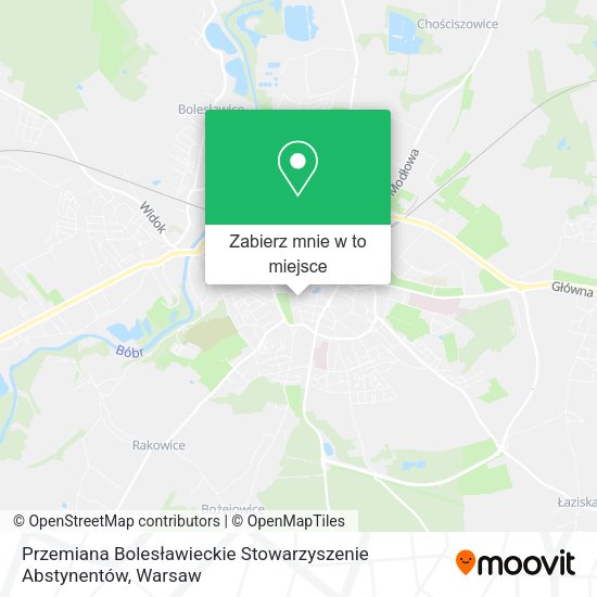 Mapa Przemiana Bolesławieckie Stowarzyszenie Abstynentów