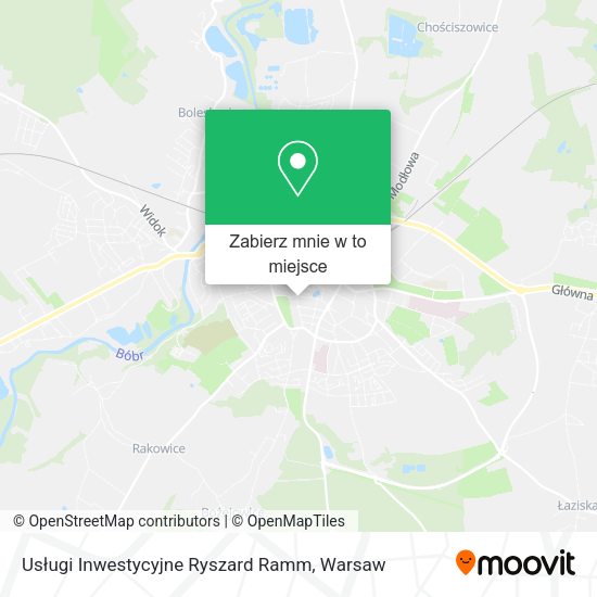 Mapa Usługi Inwestycyjne Ryszard Ramm