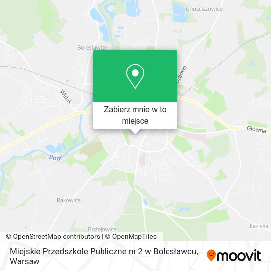 Mapa Miejskie Przedszkole Publiczne nr 2 w Bolesławcu