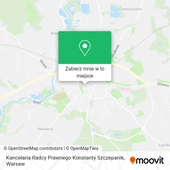 Mapa Kancelaria Radcy Prawnego Konstanty Szczepanik