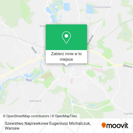 Mapa Szewstwo Naprawkowe Eugeniusz Michalczuk