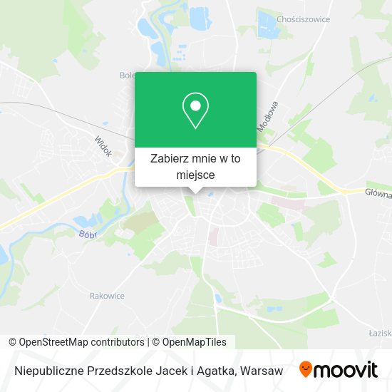 Mapa Niepubliczne Przedszkole Jacek i Agatka