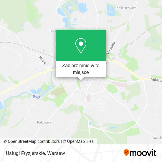 Mapa Usługi Fryzjerskie