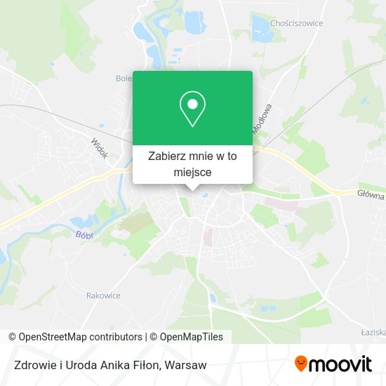 Mapa Zdrowie i Uroda Anika Fiłon