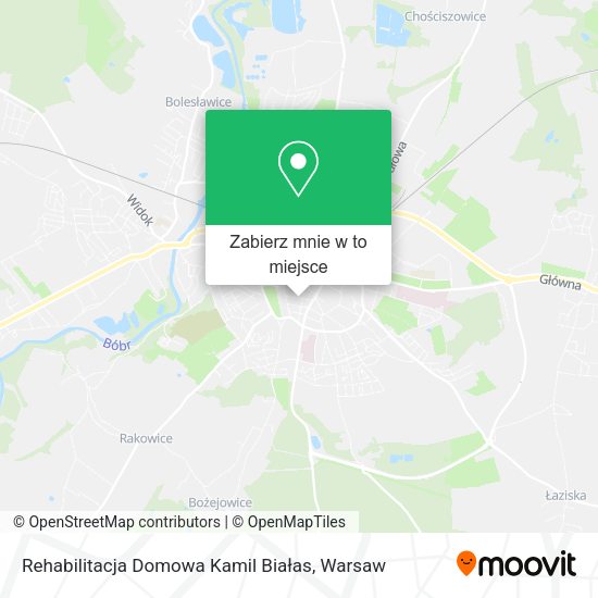 Mapa Rehabilitacja Domowa Kamil Białas