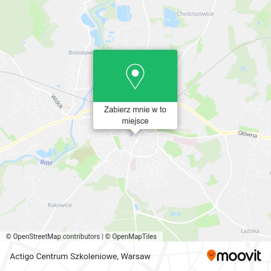 Mapa Actigo Centrum Szkoleniowe