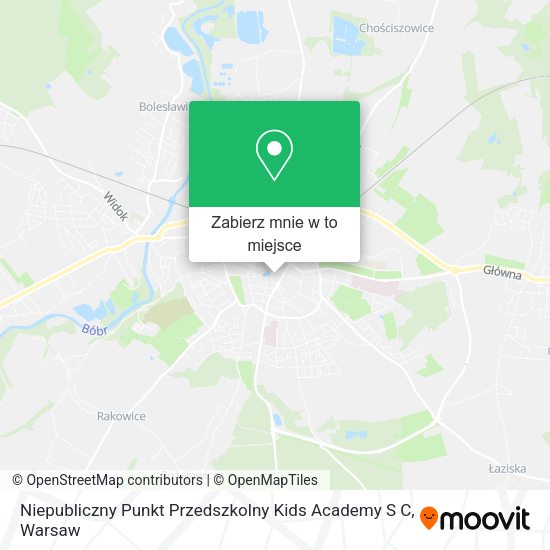 Mapa Niepubliczny Punkt Przedszkolny Kids Academy S C