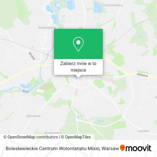 Mapa Bolesławieckie Centrum Wolontariatu Misio