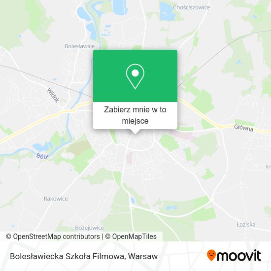 Mapa Bolesławiecka Szkoła Filmowa