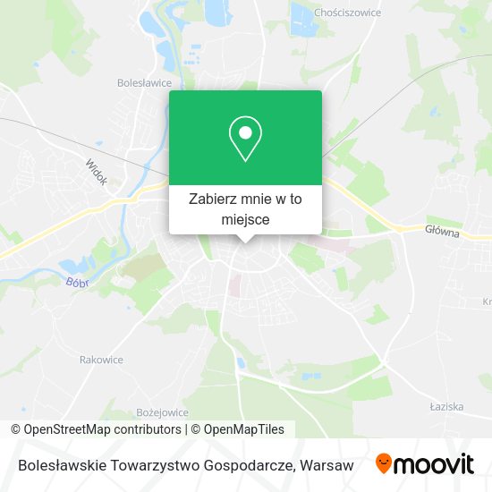 Mapa Bolesławskie Towarzystwo Gospodarcze