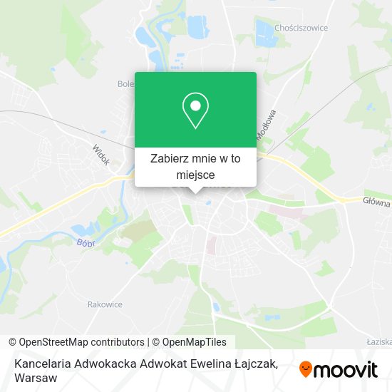 Mapa Kancelaria Adwokacka Adwokat Ewelina Łajczak