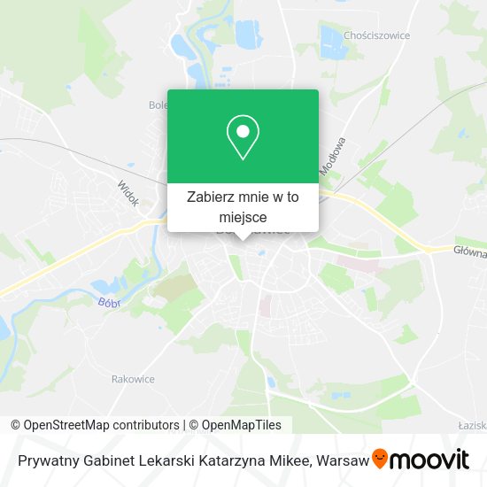 Mapa Prywatny Gabinet Lekarski Katarzyna Mikee