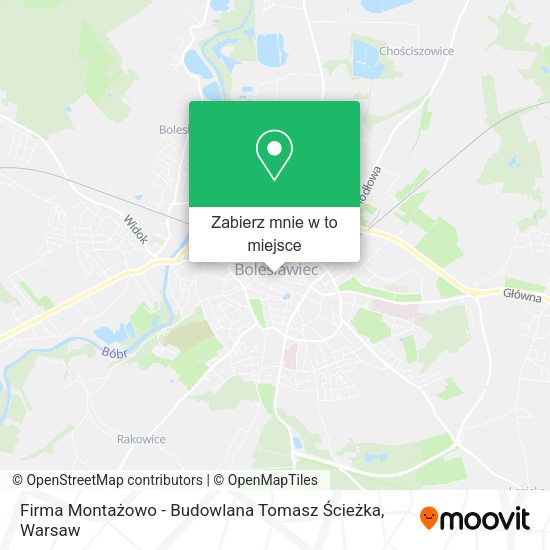 Mapa Firma Montażowo - Budowlana Tomasz Ścieżka