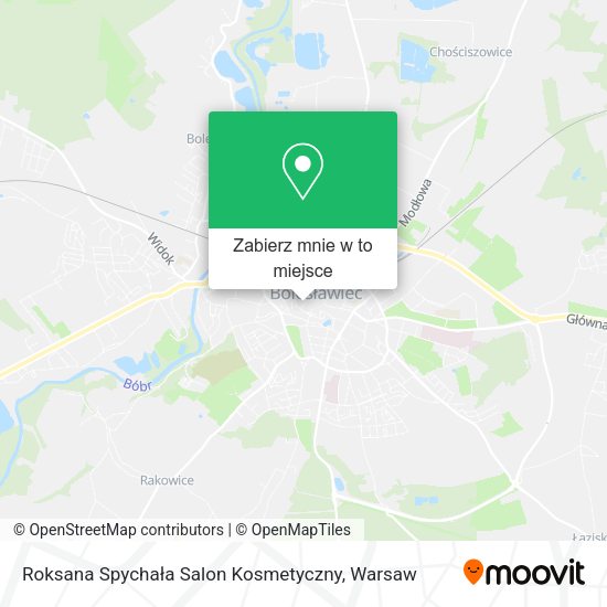 Mapa Roksana Spychała Salon Kosmetyczny