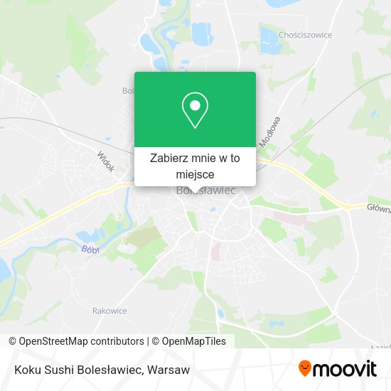 Mapa Koku Sushi Bolesławiec