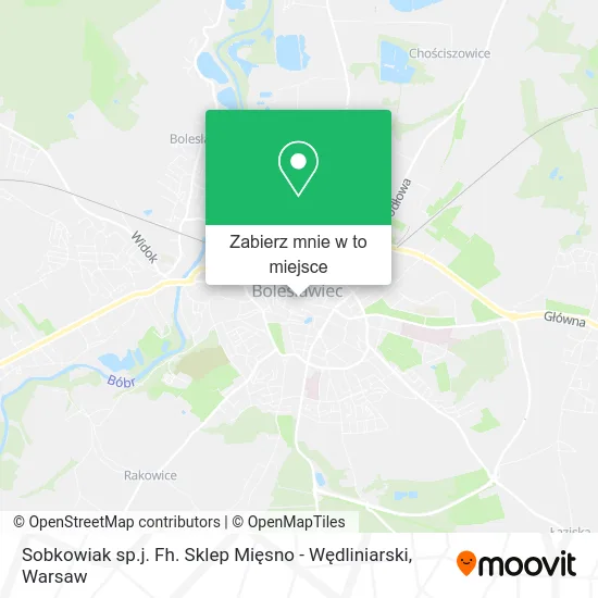 Mapa Sobkowiak sp.j. Fh. Sklep Mięsno - Wędliniarski