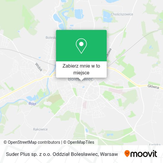 Mapa Suder Plus sp. z o.o. Oddział Bolesławiec