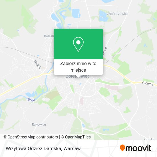 Mapa Wizytowa Odziez Damska