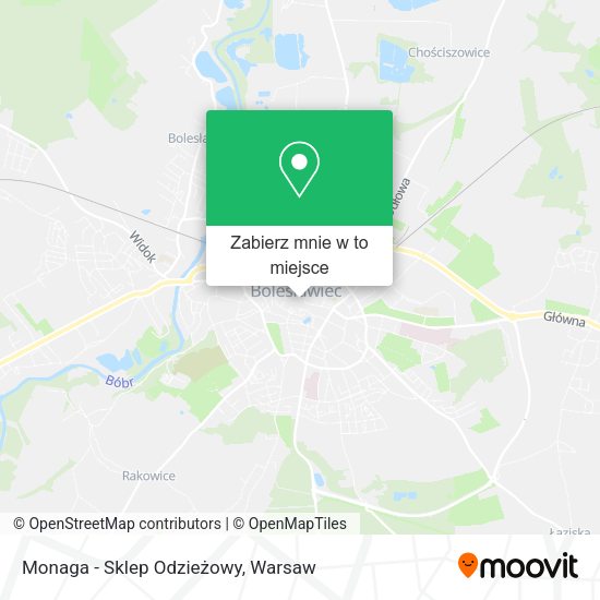 Mapa Monaga - Sklep Odzieżowy