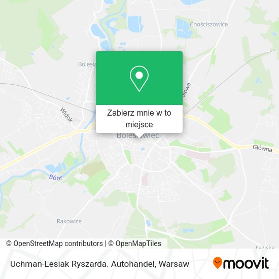 Mapa Uchman-Lesiak Ryszarda. Autohandel