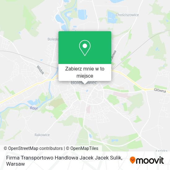 Mapa Firma Transportowo Handlowa Jacek Jacek Sulik