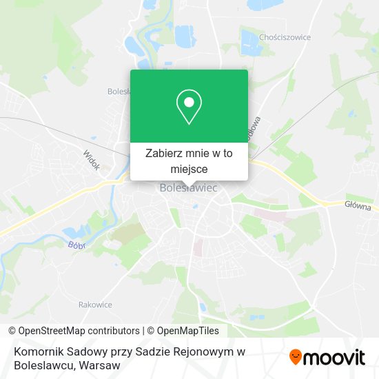 Mapa Komornik Sadowy przy Sadzie Rejonowym w Boleslawcu