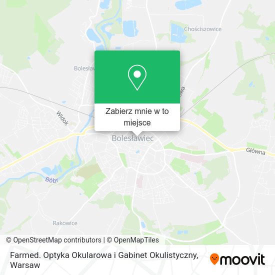 Mapa Farmed. Optyka Okularowa i Gabinet Okulistyczny