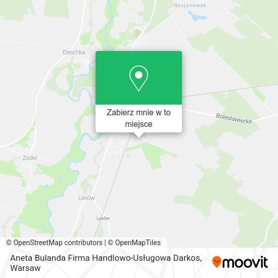 Mapa Aneta Bulanda Firma Handlowo-Usługowa Darkos