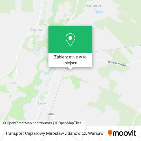 Mapa Transport Ciężarowy Mirosław Zdanowicz