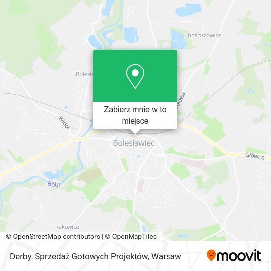 Mapa Derby. Sprzedaż Gotowych Projektów