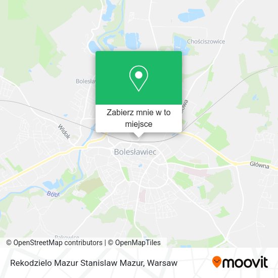 Mapa Rekodzielo Mazur Stanislaw Mazur