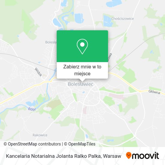 Mapa Kancelaria Notarialna Jolanta Ralko Palka